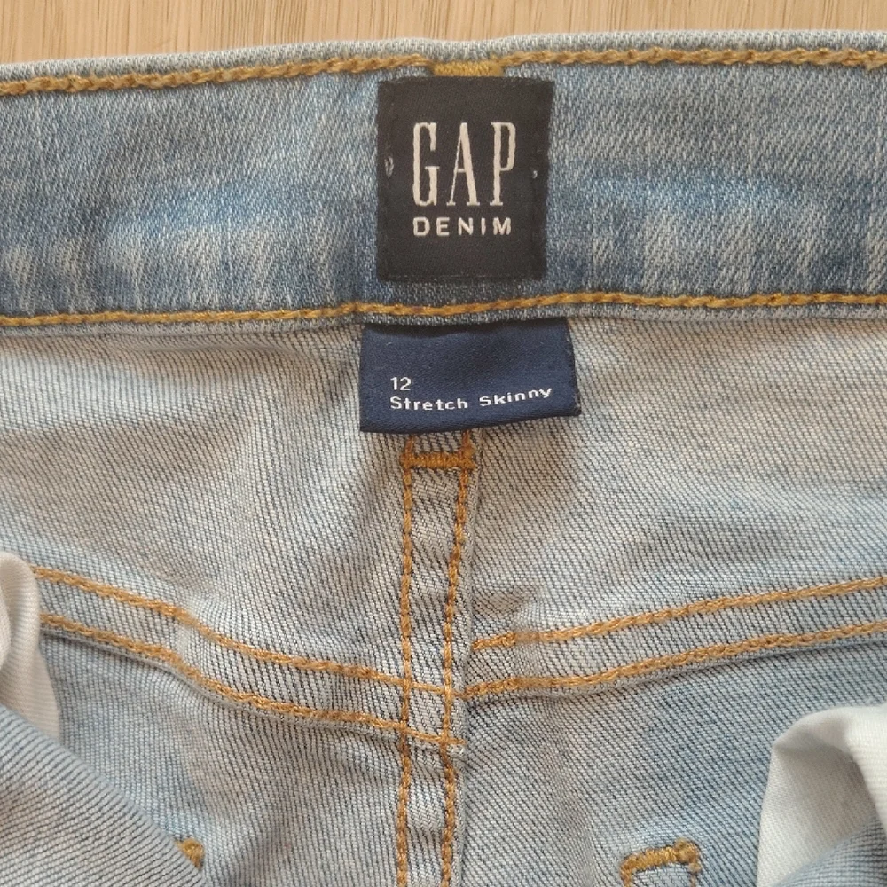 GAP‎ Boys Sky Blue Stretch  Skinny Jeans Size 12